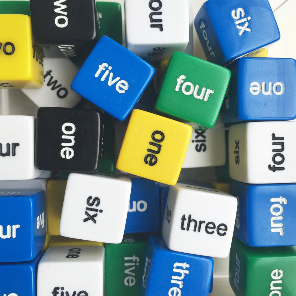 Word dice (one-six)